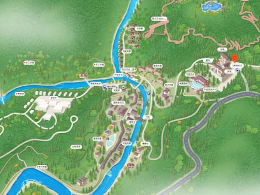 青海结合景区手绘地图智慧导览和720全景技术，可以让景区更加“动”起来，为游客提供更加身临其境的导览体验。
